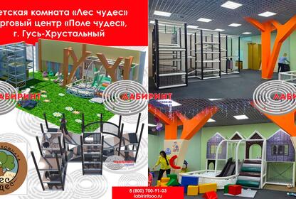 Детская комната «Лес чудес» Торговый центр «Поле чудес»,  г. Гусь-Хрустальный