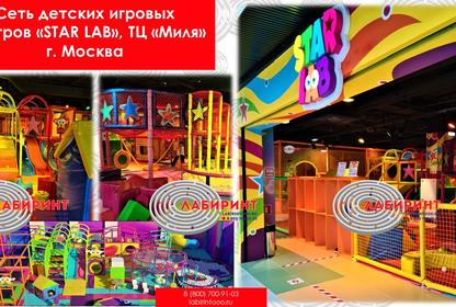 Сеть детских игровых центров и кафе 